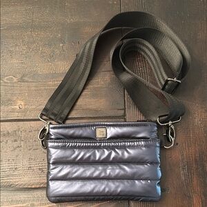 Think Royln Navy Bum Crossbody Bag
